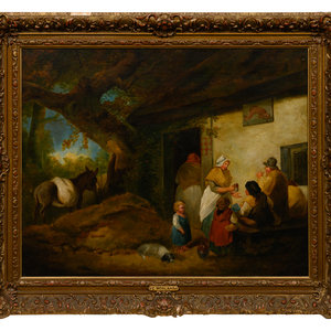 Appraisal: Attributed to George Morland British - Property from the Museum