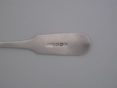 Appraisal: RETTIE SON A fiddle dessert spoon c oz Clean