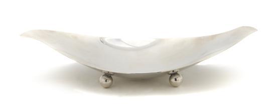 Appraisal: n American Sterling Silver Bon Bon Dish Tiffany Co post