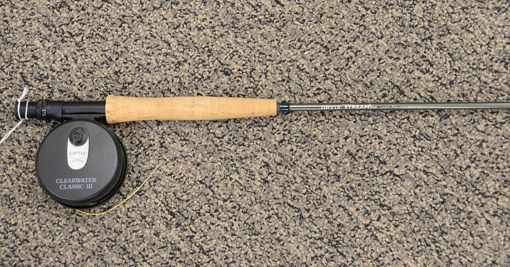 Appraisal: Orvis Streamline pt Fly Rod ' along with Orvis Clearwater