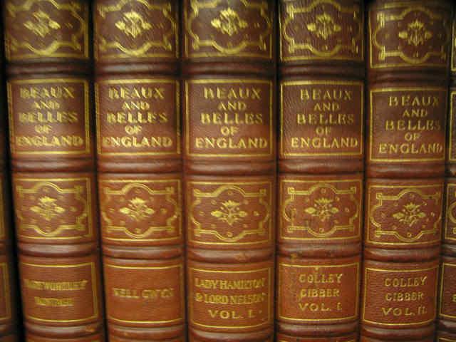 Appraisal: Volumes of Books Beau Belles of England limited edition of