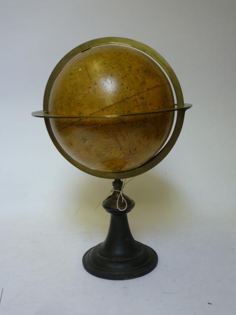 Appraisal: A FRENCH CELESTIAL DESK GLOBE th century by A Delamarche