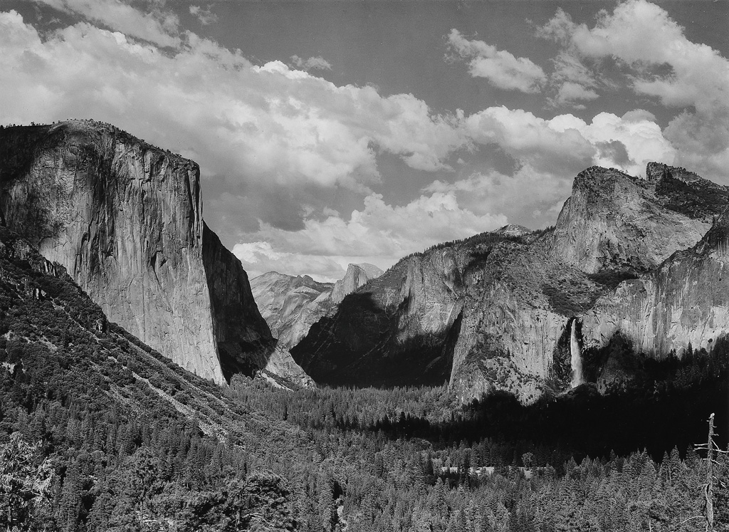 Appraisal: ANSEL ADAMS - Valley View Summer Yosemite Silver print the