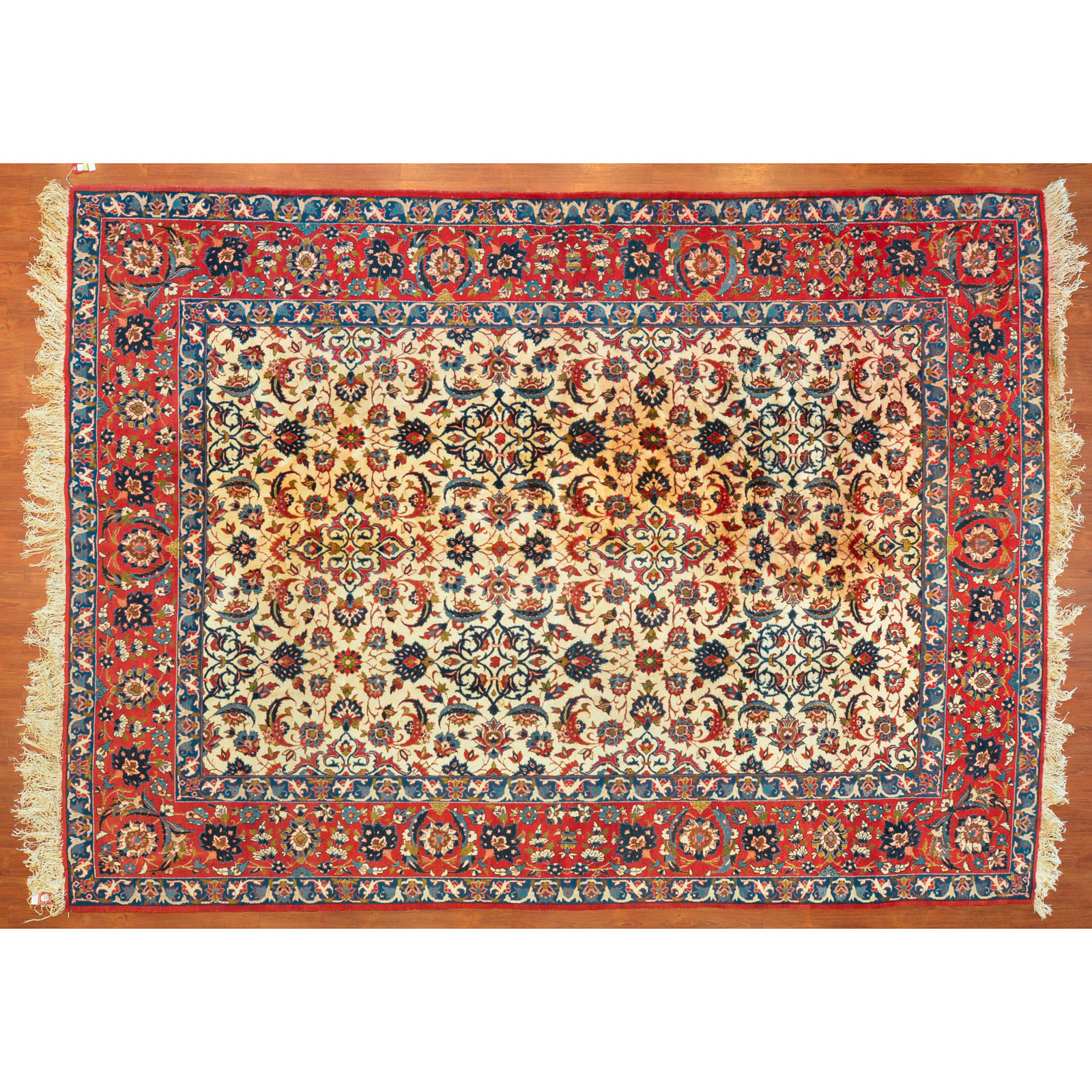 Appraisal: ISFAHAN RUG PERSIA X Third quarter- th century hand-knotted wool