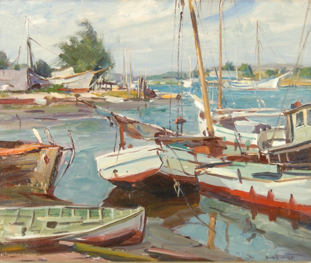 Appraisal: EMILE ALBERT GRUPPEAmerican - Tarpon Springs Florida Signed lower right