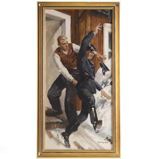 Appraisal: Leland Gustavson painting Leland Gustavson painting Leland Gustavson American -