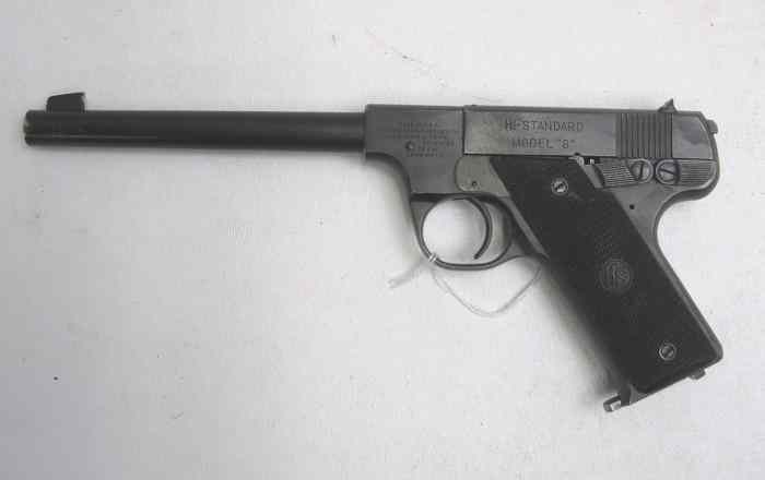 Appraisal: HI-STANDARD MODEL ''B'' SEMI AUTOMATIC PISTOL long rifle caliber ''