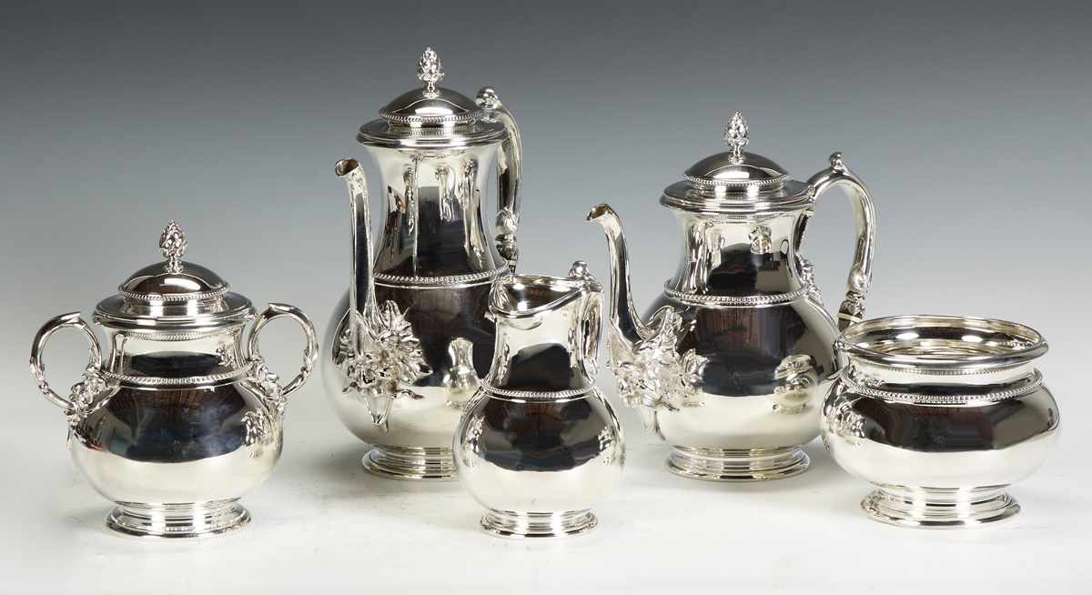 Appraisal: Piece Tiffany Co Sterling Silver Tea Set th cent Broadway