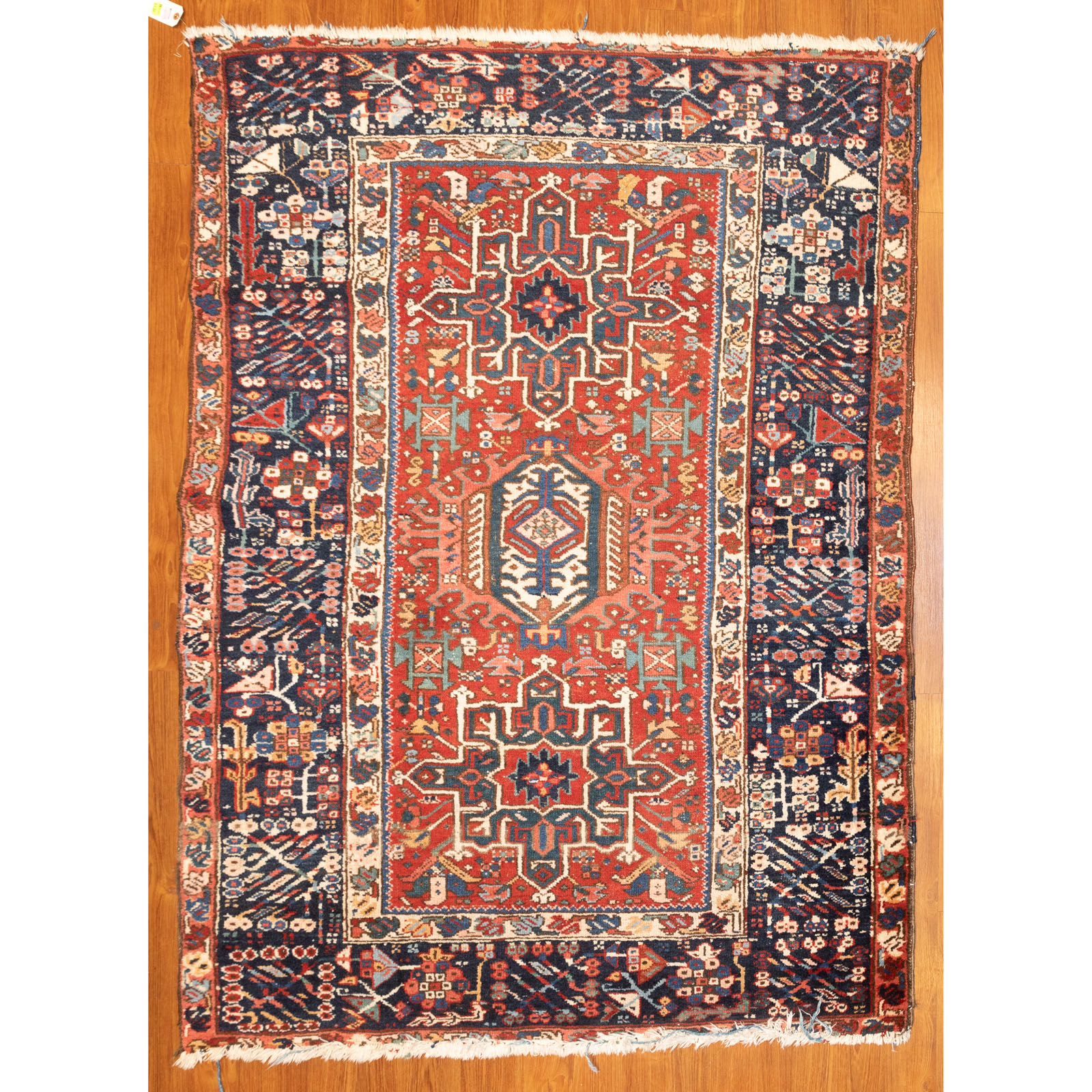 Appraisal: KARAJA RUG PERSIA X Third quarter- th century hand-knotted wool