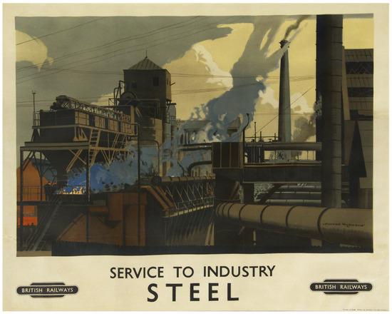 Appraisal: WILKINSON Norman PRI STEEL British Railways lithograph in colours c