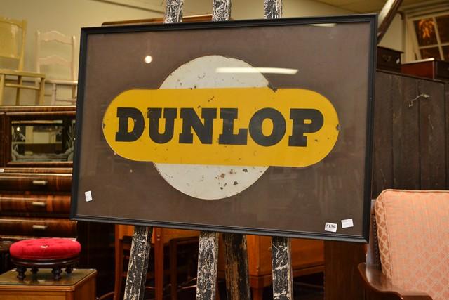 Appraisal: FRAMED DUNLOP MOTOR TYRES MEMORABILIA FRAMED DUNLOP MOTOR TYRES MEMORABILIA