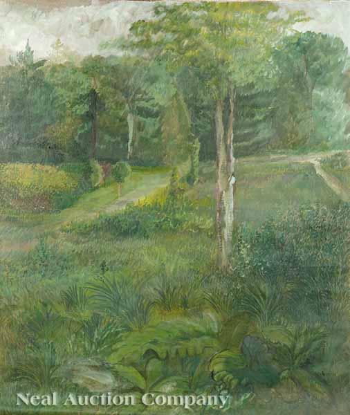 Appraisal: Hunt Slonem American New Orleans b Skowhegan Summer oil on