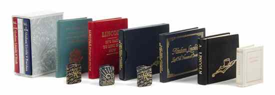 Appraisal: MINIATURE BOOKS SCHORI WARD A group of miniature books pertaining