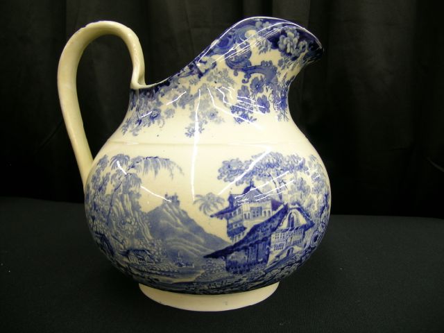 Appraisal: Mintons English Ironstone milk pitcher inches high with Japanese blue