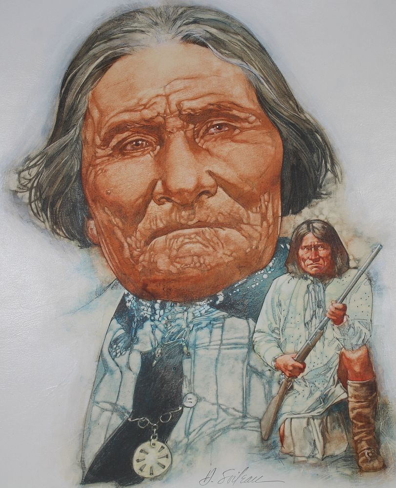 Appraisal: Hodges Soileau B Geronimo Hodges Soileau American B Geronimo Signed