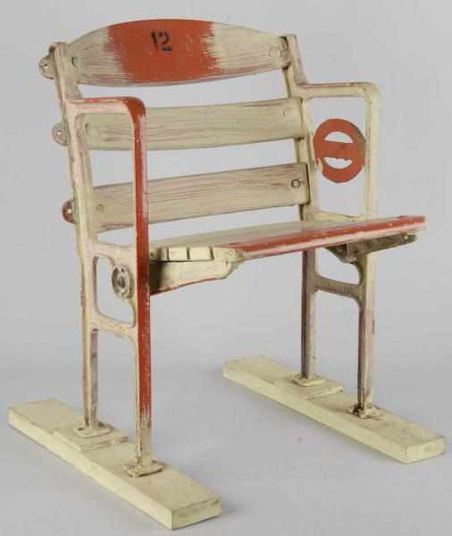 Appraisal: Cincinnati Reds Crosley Field Stadium Chair Description through Original number