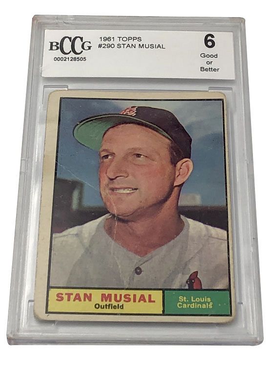 Appraisal: Stan Musial Topps Baseball Card BCCG Graded