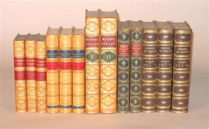 Appraisal: vols Leather Bindings - English Authors Subjects Reynolds Sir Joshua