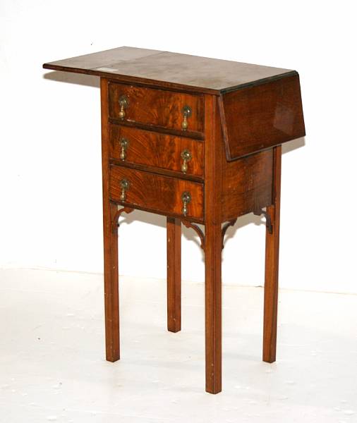 Appraisal: An Edwardian inlaid mahogany Sutherland table together with a George