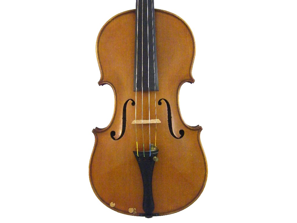 Appraisal: Seven-eighth size violin labelled Ch J -B Colin-Mezin fils Maitre-Luthier