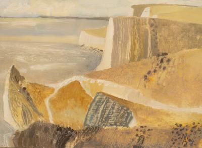 Appraisal: Malcolm Ashman born Chalk Cliffs monogrammed and dated ' oil