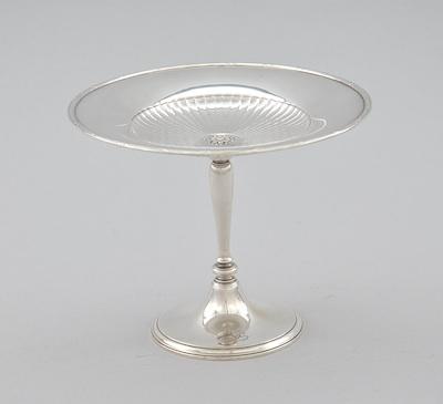 Appraisal: Tiffany Sterling Silver Tazza With a wide everted boarder and