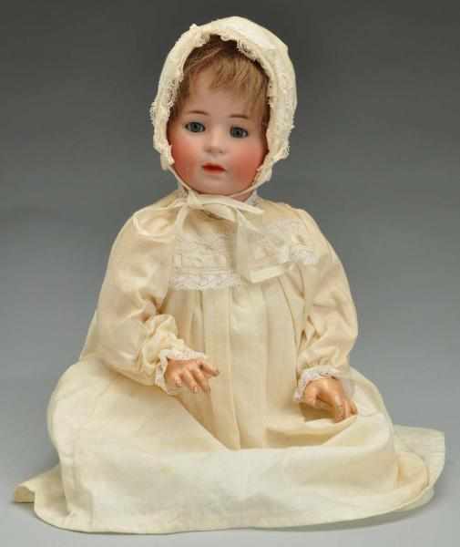 Appraisal: Cute S H Character Baby Doll Description German bisque socket