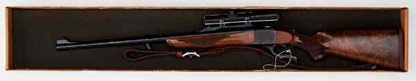 Appraisal: Ruger No Single Shot Rifle with Burris Scope H H