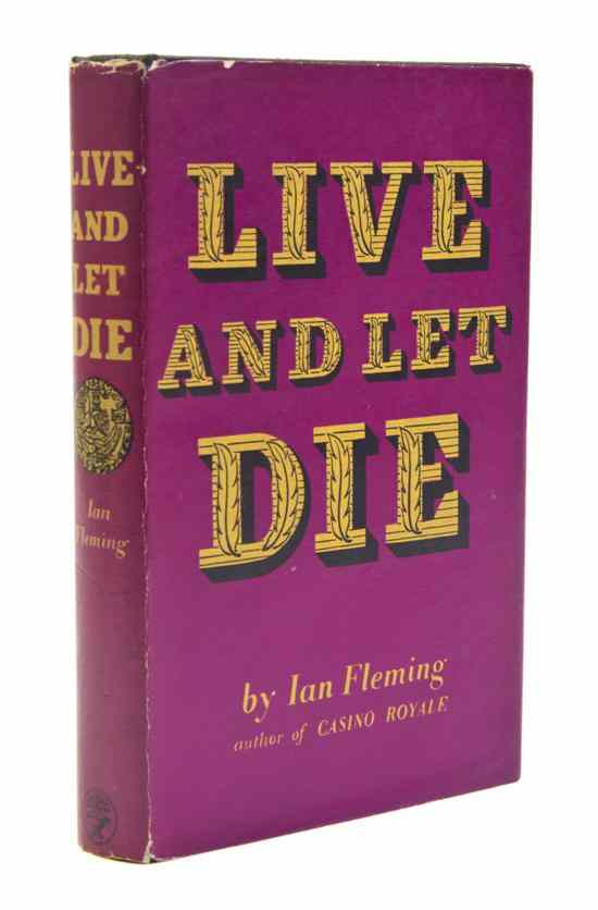 Appraisal: FLEMING IAN Live and Let Die London Jonathan Cape vo