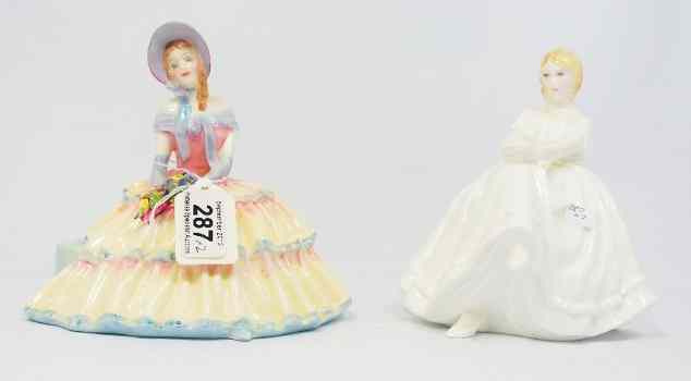 Appraisal: Royal Doulton figures Daydreams HN and Heather HN