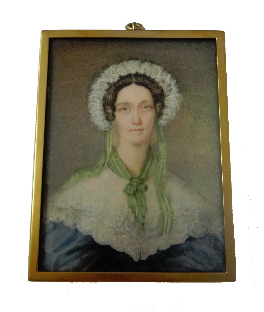 Appraisal: Edwin Dalton Smith - British portrait miniature on ivory of