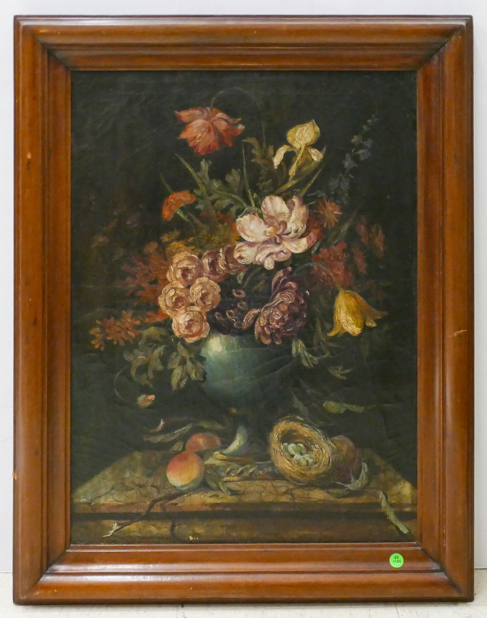 Appraisal: Dutch th Cent Floral Still Life with Tulips Oil on