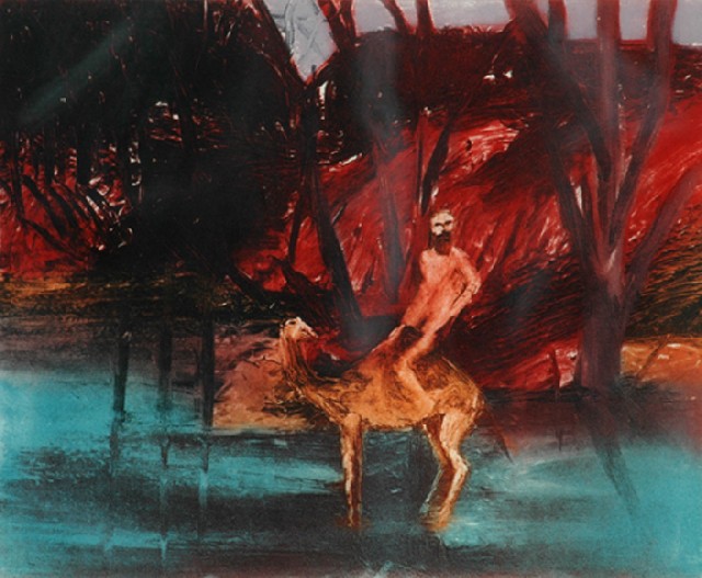 Appraisal: Sidney Nolan - Wills colour etching signed 'Nolan' lower right