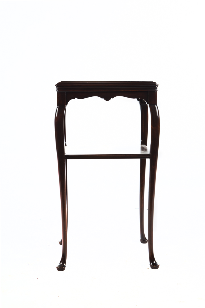 Appraisal: Queen Anne style mahogany side table second quarter- th century