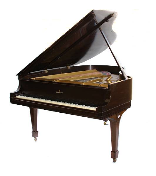 Appraisal: A Steinway mahogany baby grand piano and stool Model M