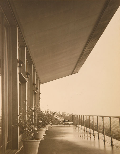 Appraisal: Man Ray photograph of the Havens House exterior view of