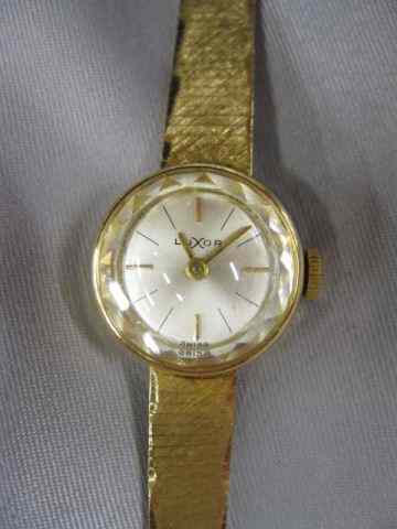 Appraisal: Luxor k Gold Ladies Wristwatch '' long total grams working