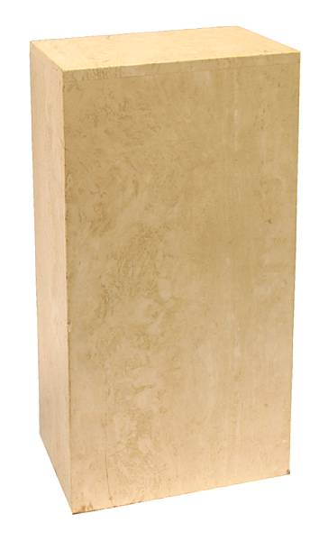 Appraisal: A marble rectangular pedestal height in width in depth in