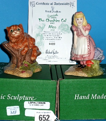 Appraisal: Beswick Ware Pair Figures The Cheshire Cat and Alice LC