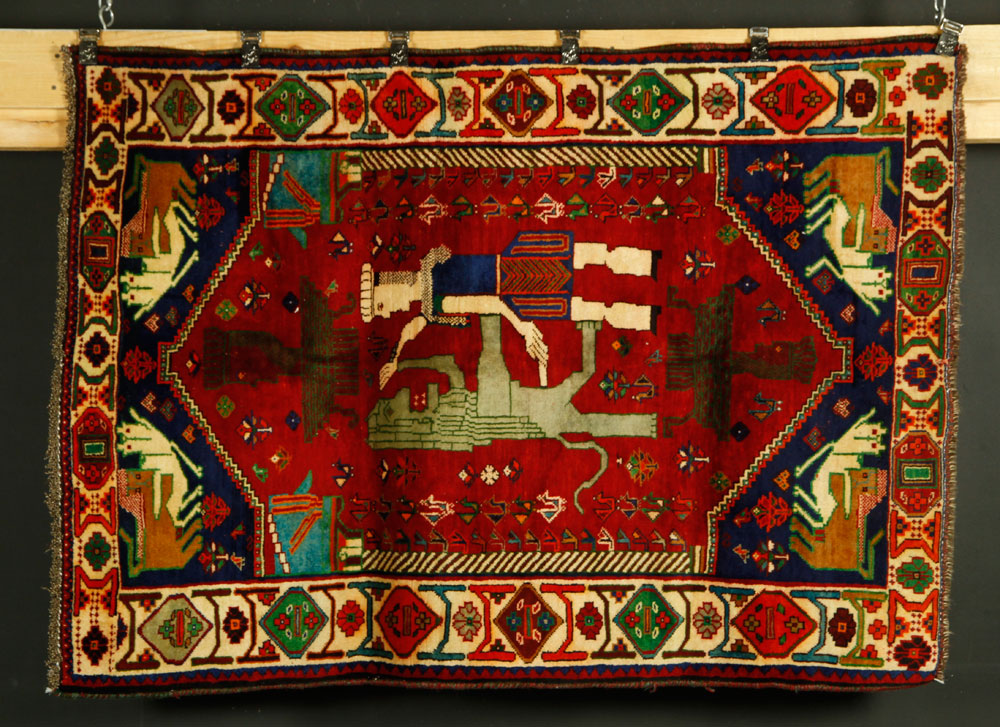 Appraisal: - Qashqai Carpet Qashqai carpet ' x ' Provenance From