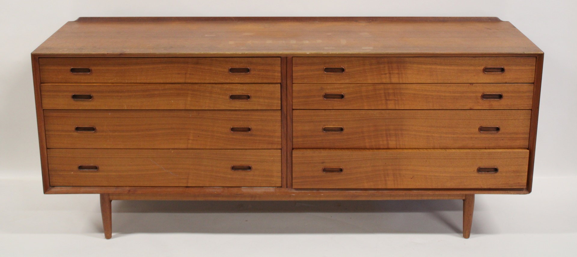 Appraisal: MIDCENTURY DANISH MODERN TEAK DRESSER Nice drawer dresser From an