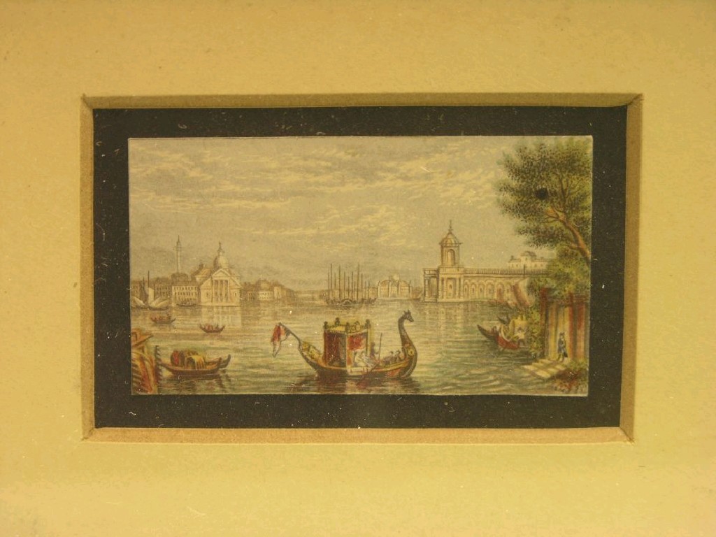 Appraisal: A set of six Victorian miniature coloured engravings each titled