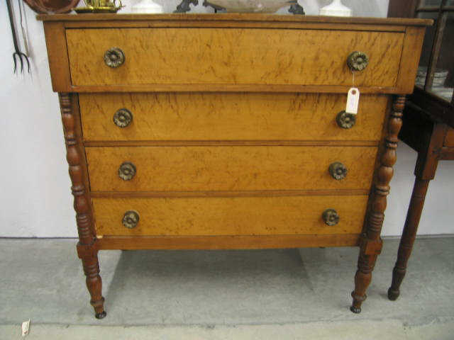 Appraisal: Period Birdseye Maple Chest drawer