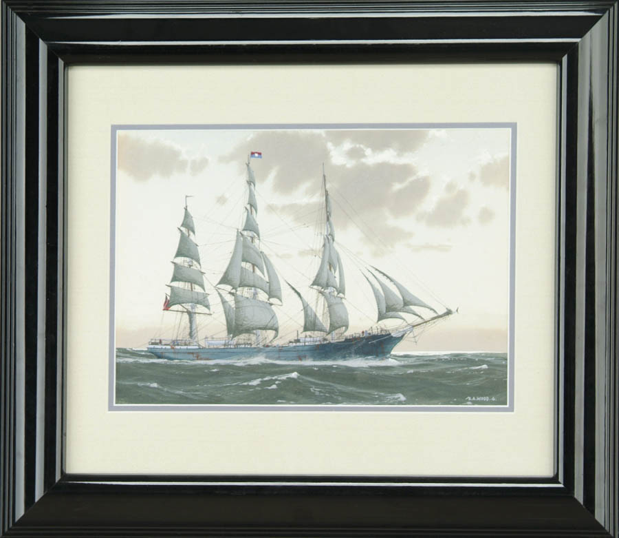 Appraisal: HUNTER A WOOD American - AFTERNOON SAIL Gouache on paper