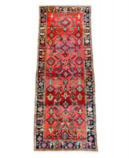 Appraisal: Hand Woven Persian Lilhan Runner ' '' x ' ''