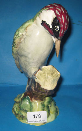 Appraisal: Beswick Green Woodpecker on branch