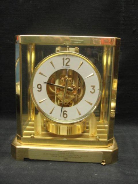 Appraisal: Jaeger Le Coultre Atmos Clock From a Greenwich CT estate