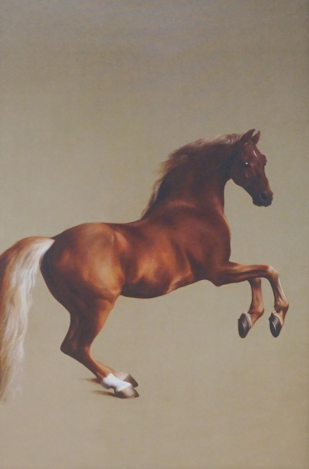 Appraisal: After George Stubbs British - Whistlejacket Reproduction Giclee Print Frame