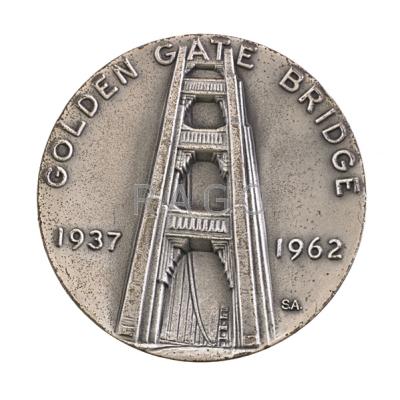 Appraisal: ARCHITECTURAL MEDALS Twenty-three including Brooklyn Bridge th Anniversary silver Cathedral