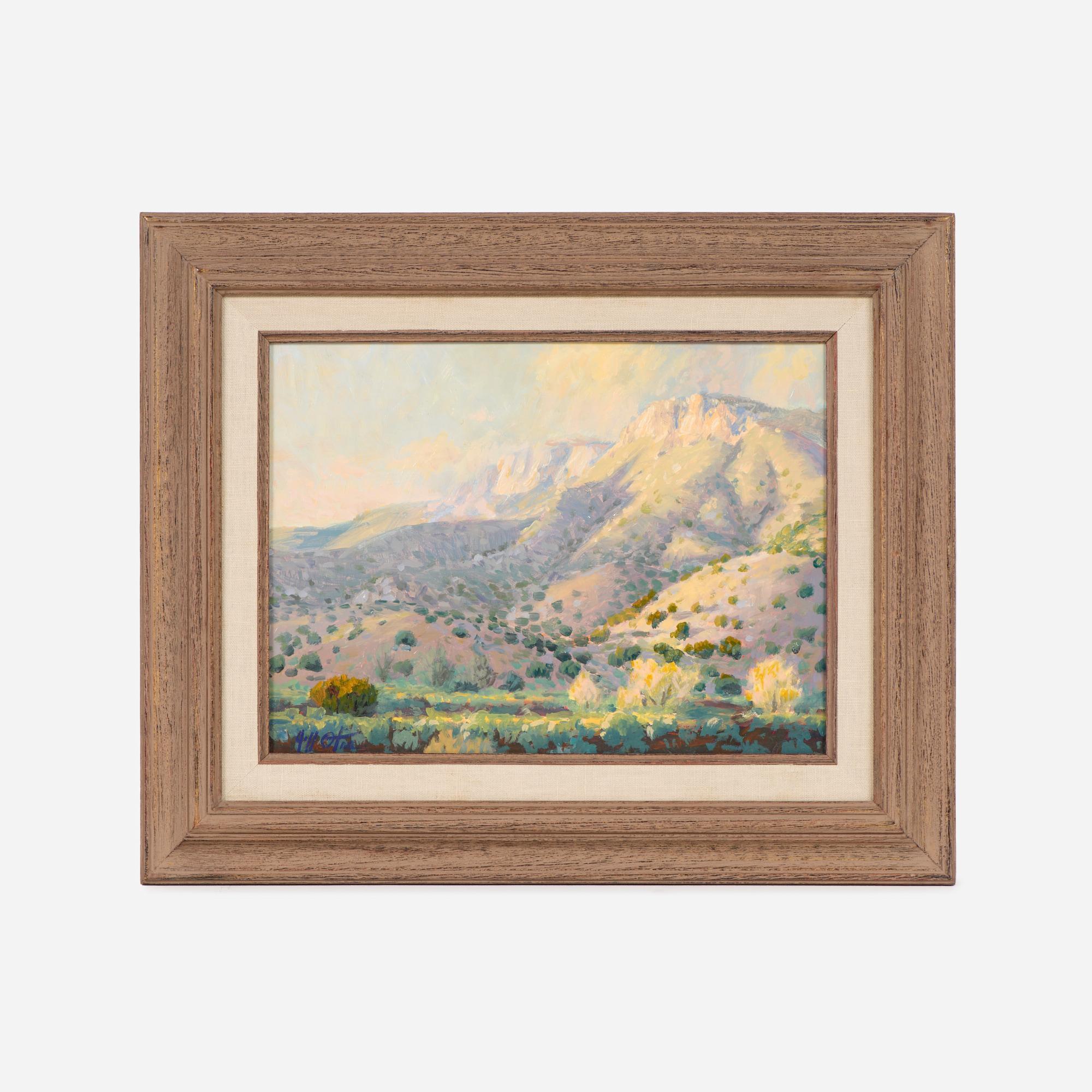 Appraisal: JEFF OTIS NEW MEXICO B OIL LANDSCAPE Jeff Otis New